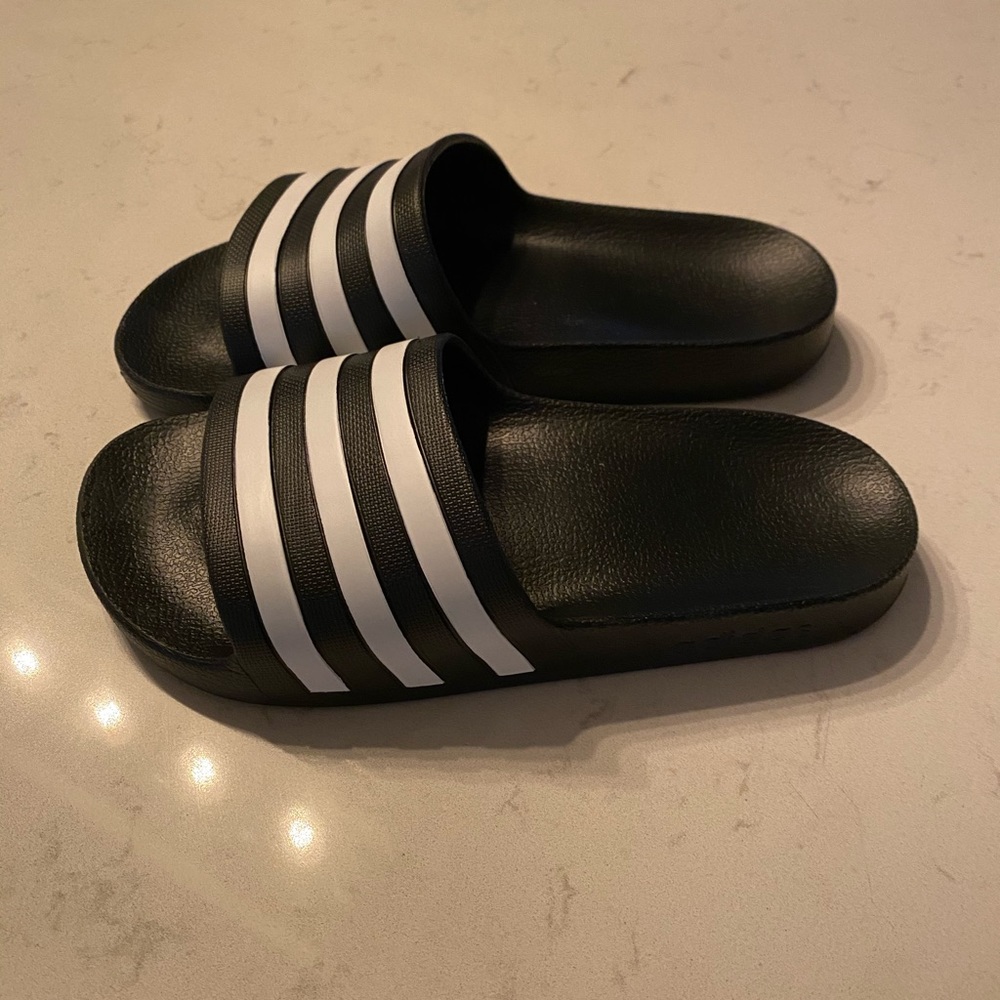 Adidas Black slide sandals